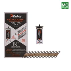 Paslode ProStrip 1-1/2 in. L Paper Strip Galvanized Fuel and Nail Kit 30 deg 1 pk