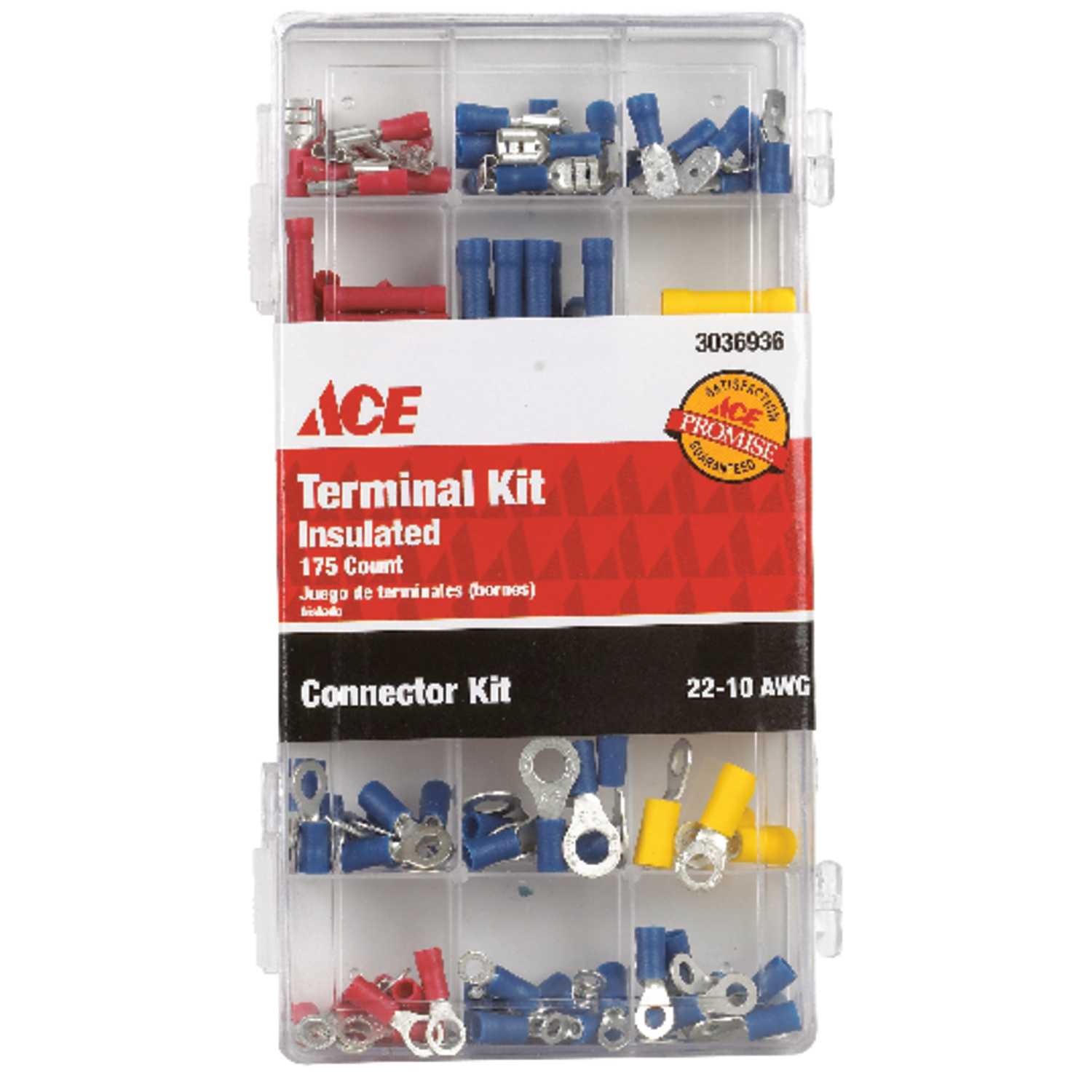 Ace Terminal and Connector Kit 175 pk Ace Hardware