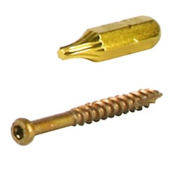 GRK Fasteners UberGrade No. 8 in. X 1-1/4 in. L Star Trim Head W-Cut Construction Screws