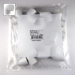 Charlotte Pipe Schedule 40 1/2 in. Slip X 1/2 in. D Slip PVC Elbow 1 pk