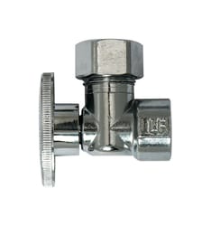 Ace 1/2 in. FIP X 1/2 in. Compression/Slip Joint Brass Angle Stop Valve