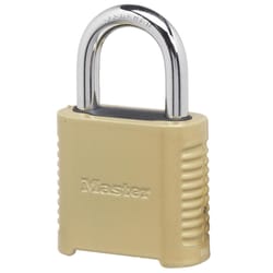 Master Lock 875D 1.13 in. H X 2 in. W X 6.56 in. L Steel 4-Dial Combination Padlock