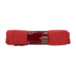 ACE Red Cotton Shop Towels 13 in. W X 15 in. L 12 pk