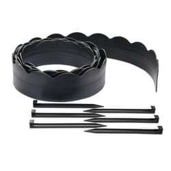 EasyFlex Plastic Black Landscape Edging Kit