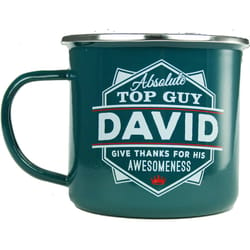 Top Guy David 14 oz Multicolored Steel Enamel Coated Mug 1 pk