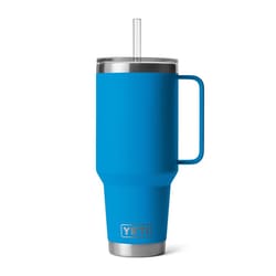 YETI Rambler 42 oz Big Wave Blue BPA Free Straw Mug