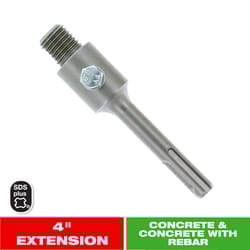 Diablo 4 in. Carbide Tipped SDS-Plus 4 in. L Core Bit Extension