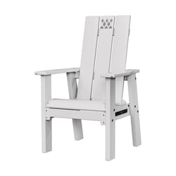 Breeo X Series White Poly Lumber Frame Adirondack Chair