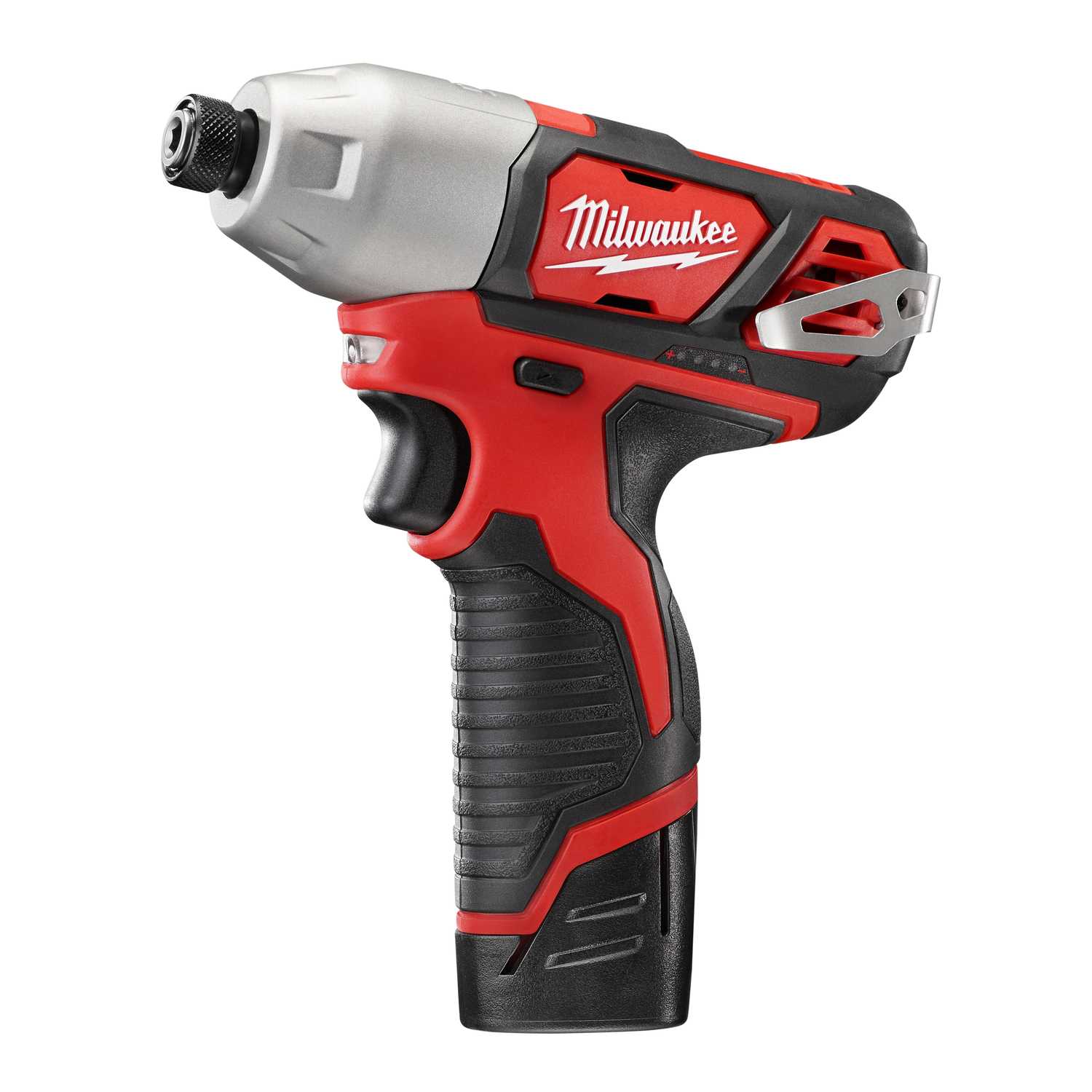 Milwaukee M12 12 volt Cordless Brushed Impact Driver Kit 1000 inlb