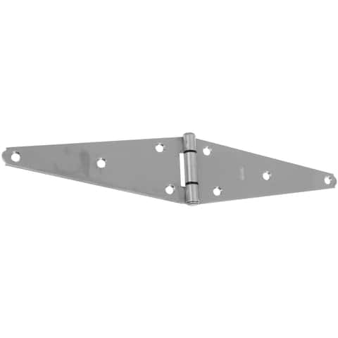 National Hardware 8 in. L Stainless Steel Stainless Steel Heavy Duty Strap  Hinge 1 pk - Ace Hardware