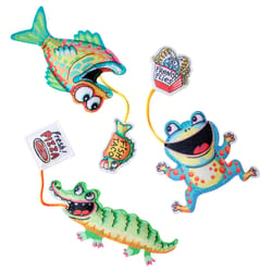 Fuzzu Fast Food Multicolored Fish and Taco Catnip Toy One Size AWG 1 pk