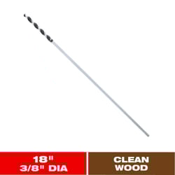 Diablo 3/8 in. X 18 in. L Installer Bit 3-Flat Shank 1 pk