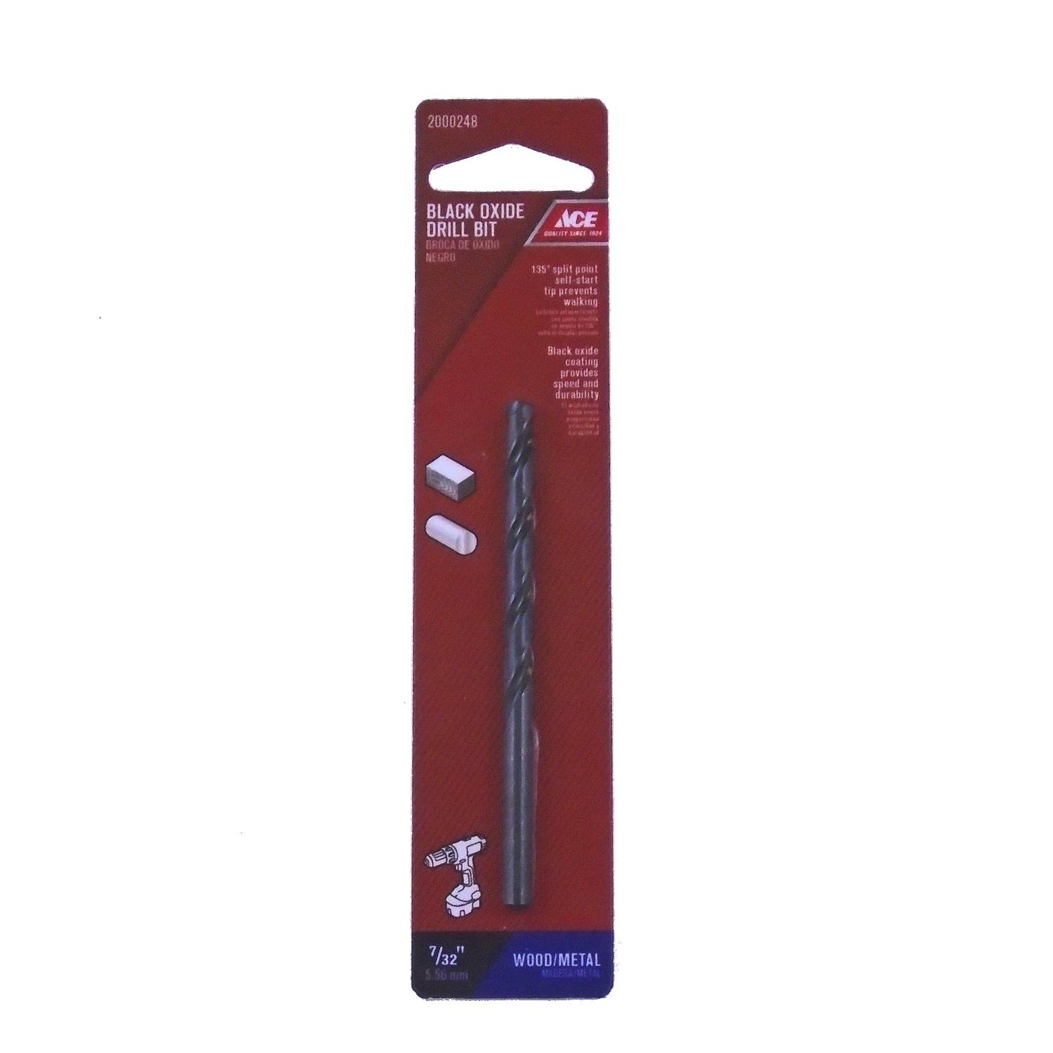 Ace 7/32 in. X 3-3/4 in. L High Speed Steel Drill Bit 1 pc