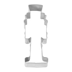 R&M International Corp 4 in. L Nutcracker Cookie Cutter Silver 1 pc