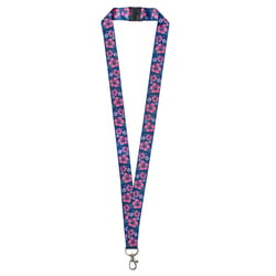 Lucky Line 3/4 in. D Nylon Blue/Red Lanyard