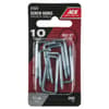 Ace Small Zinc-Plated Silver Steel 1.375 in. L Square Bend Screw