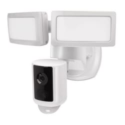 Feit Smart Home Motion-Sensing Hardwired LED White Smart-Enabled Security Floodlight
