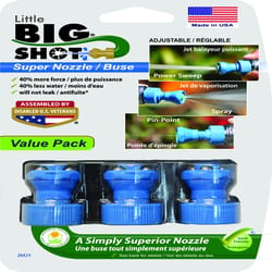 Little Big Shot Adjustable Continuous Plastic Hose Nozzle