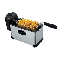 Chard Black/Silver 3 qt Deep Fryer