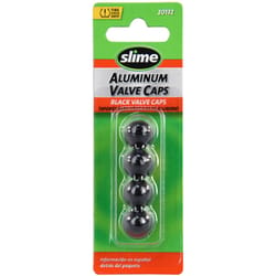 Slime Anodized Aluminum 150 psi Tire Valve Cap 4 pk