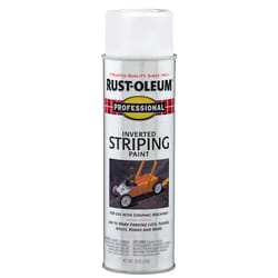 Rust-Oleum Professional White Inverted Striping Paint 18 oz