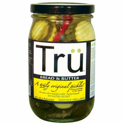 Tru Pickles Bread and Butter Pickles 16 oz Jar