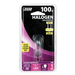 Feit 100 W JCD Appliance Halogen Bulb 16 lm Soft White 1 pk