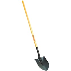 Corona 56.06 in. Steel Round Shovel Wood Handle