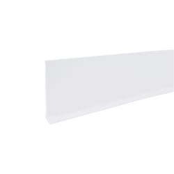 M-D BUILDING PRODUCTS 4 in. H X 0.08 in. W X 120 ft. L Dry Back Snow White Vinyl Wall Base