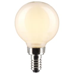 Satco G16.5 E12 (Candelabra) Filament LED Bulb Warm White 40 Watt Equivalence 2 pk
