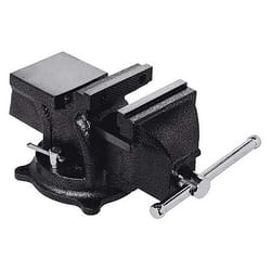 Bessey 4 in. Cast Iron Workshop Bench Vise 360 deg Swivel Base