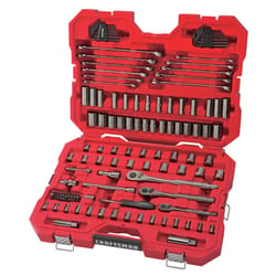 Craftsman 1/4, 3/8 and 1/2 in. drive S Metric and SAE 6 Point Mechanic's Tool Set 150 pc