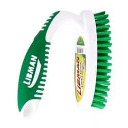 Libman 1.75 in. W Hard Bristle 4.5 in. Plastic/Rubber Handle Scrub Brush