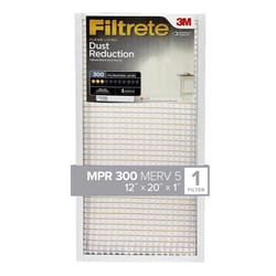 Filtrete 12 in. W X 20 in. H X 1 in. D 300 MPR Pleated Air Filter 1 pk