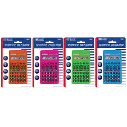 Bazic Products Assorted 10 digit Scientific Calculator