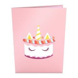 Lovepop Unicorn Cake 3D Card Paper 1 pk