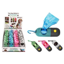 Diamond Visions The Dog Walker's Assorted LED Flashlight with Bag Dispenser LR44 Battery