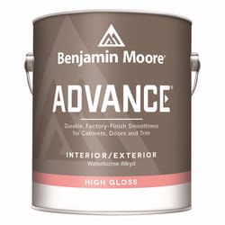 Benjamin Moore Advance High-Gloss Black Paint Exterior and Interior 1 gal