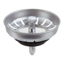 Ace 3 in. D Chrome Stainless Steel Strainer Basket Silver