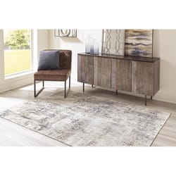 Signature Design by Ashley 94 in. W X 120 in. L Multi-Color Ethereal Polyester Area Rug