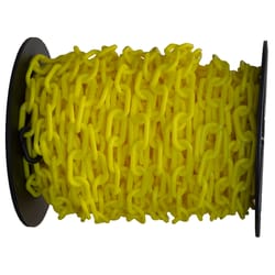 3/4-inch Plastic Chain, Yellow (per foot)