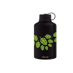 Liberty 64 oz Hops - Mariana Trench Black/Green BPA Free Vacuum Insulated Bottle