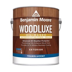 Benjamin Moore Woodluxe Translucent Bleached Gray Oil-Based Acrylic Latex Waterproofing Wood Stain a