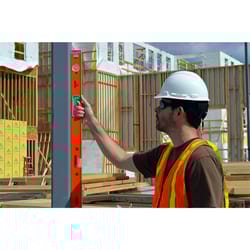 Johnson 48 in. Aluminum Heavy Duty Box Level 3 vial