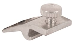 Prime-Line Mill Aluminum Storm Door Panel Clip For 1/2 inch 8 pk