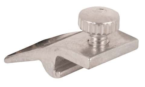 Prime-Line Mill Aluminum Storm Door Panel Clip For 1/2 inch 8 pk Prime-Line Mill Aluminum Storm Door Panel Clip For 1/2 inch 8 pk