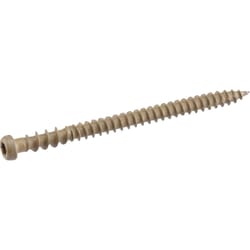 HILLMAN Deck Plus No. 10 Ga. X 3 in. L Tan Star Flat Head Composite Deck Screws 1 lb 54 pk