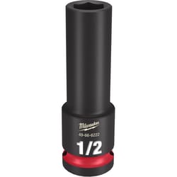 Milwaukee Shockwave 1/2 in. X 1/2 in. drive SAE 6 Point Deep Impact Socket 1 pc