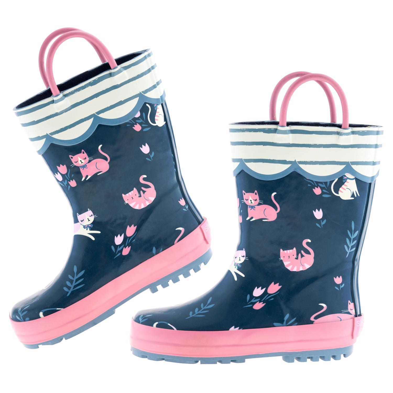 Stephen Joseph Kids Rain Boots 11 US Multicolored Mfr