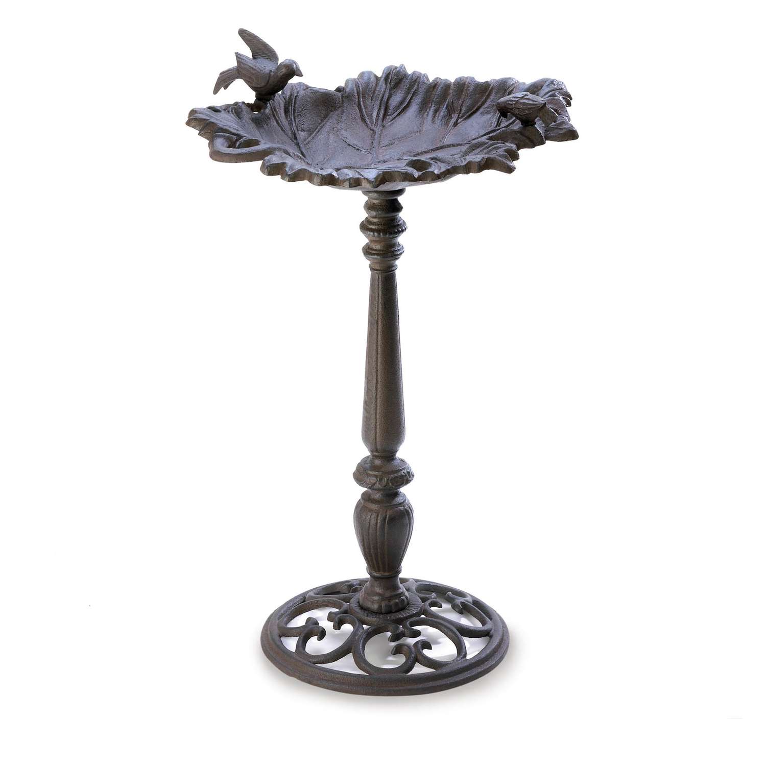 Songbird Valley Black Iron 23.75 in. Victorian Bird Bath Ace Hardware